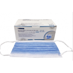 MASCARILLAS PLANAS AZUL...