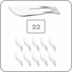 HOJAS BISTURI Nº 22 PACK 10...