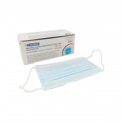 MASCARILLAS PLANAS AZUL...